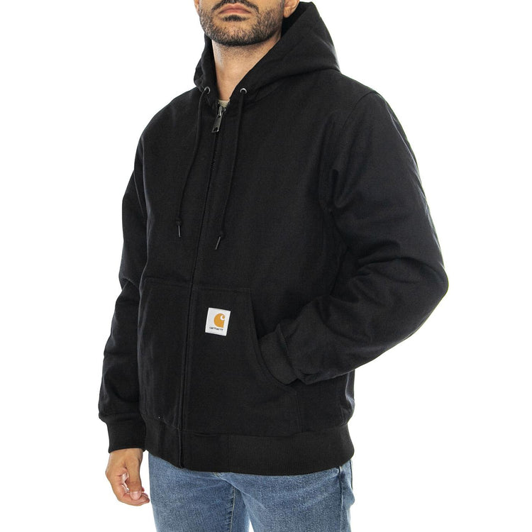 Active Jacket Black /rigid - Giacca con Cappuccio Uomo Nera I023083.8901 . CARHARTT WIP 