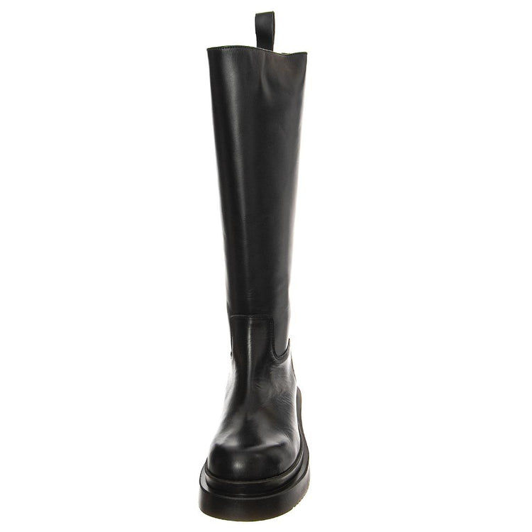T BOOT 20 GREASY BLACK - Stivali Alti Donna Neri BTSTBOOT20-BKG . MR BOOTS 