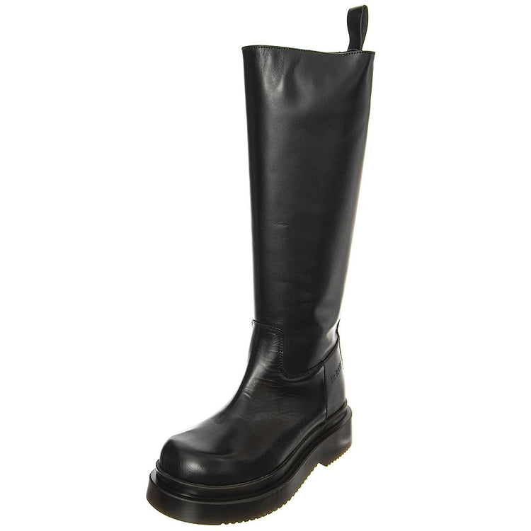 T BOOT 20 GREASY BLACK - Stivali Alti Donna Neri BTSTBOOT20-BKG . MR BOOTS 