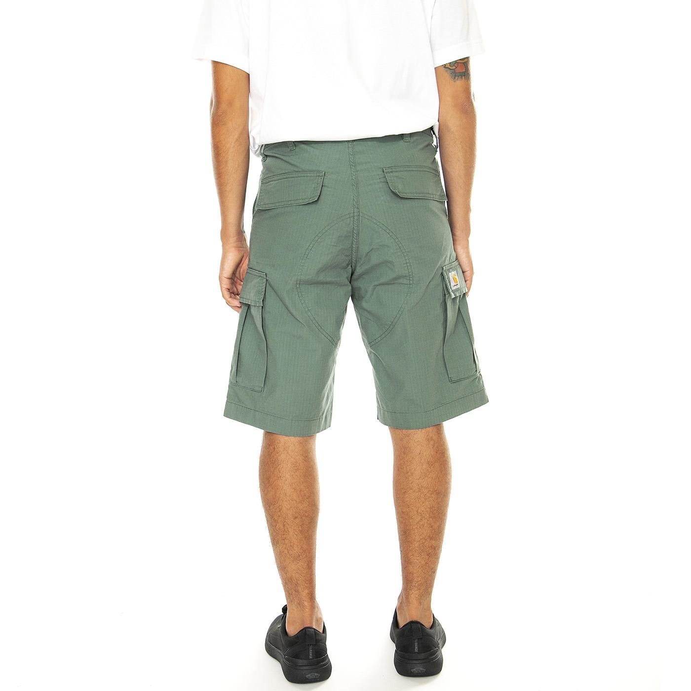 Regular Cargo Short Duck Green rinsed - Bermuda Cargo Uomo Verdi I028246.29N02  CARHARTT WIP 