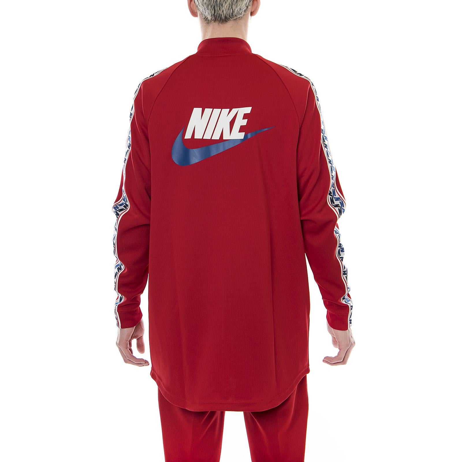 M NSW TAPED TRACK JKT POLY GYM RED/GYM BLUE/SAIL AJ2681-687  NIKE 