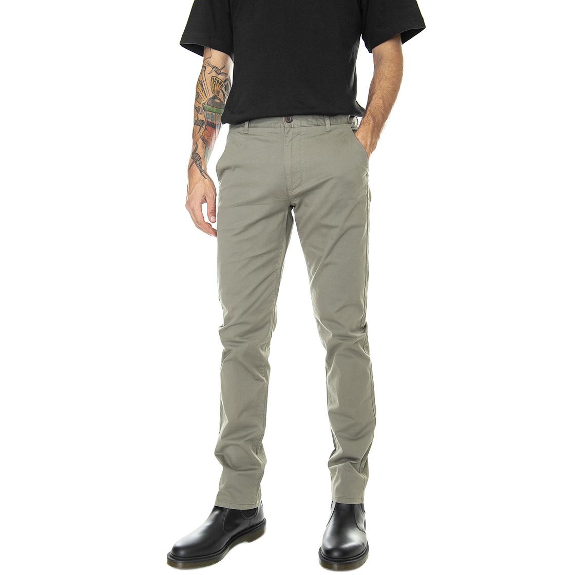 Elm Chino Twill Vintage Green - Pantaloni Chino Uomo Verdi F4BSB094-310  FARAH 