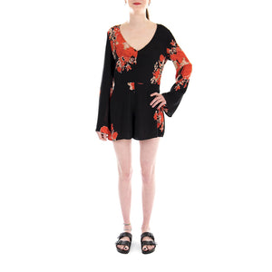 DEAD GARDEN ROMPER BLACK MULTI 272130004-BKM  OBEY 