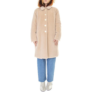 Coat 021SD35006 - Cappotto Donna Rosa / Champagne 021SD35006 -S2285 . ALESSIA SANTI 