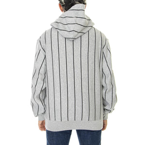 Capital Hoodie Grey Heather - Felpa con Cappuccio Uomo Grigia FL00184-GYHTR  HUF 