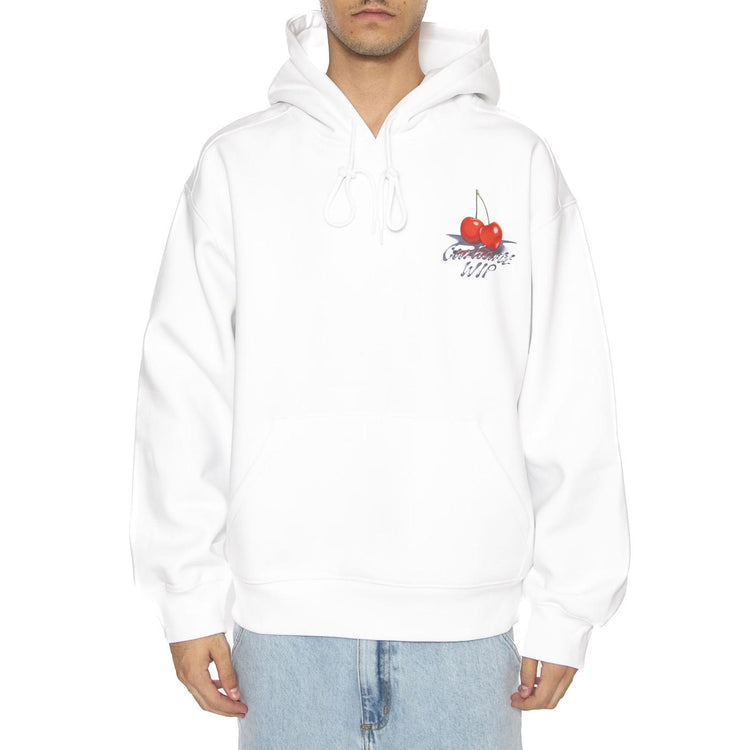 Hooded Jake Garcia Sweat White - Camicia con Cappuccio Uomo Bianca I035191.02XX . CARHARTT WIP 