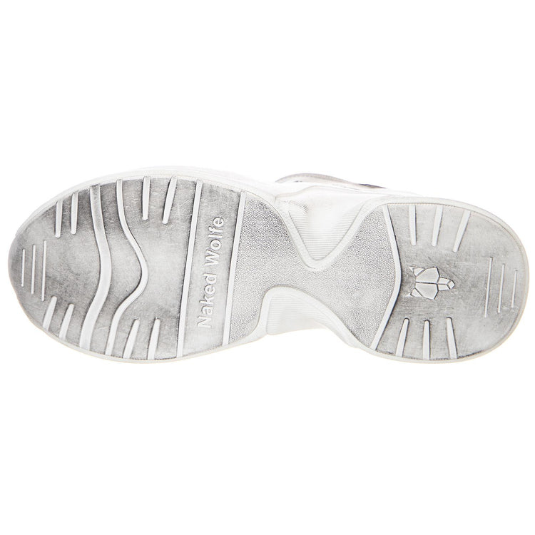 Titan Sneakers - Dirty White - Scarpe Profilo Basso Uomo Bianche NWMTITAN-WHT  NAKED WOLFE 