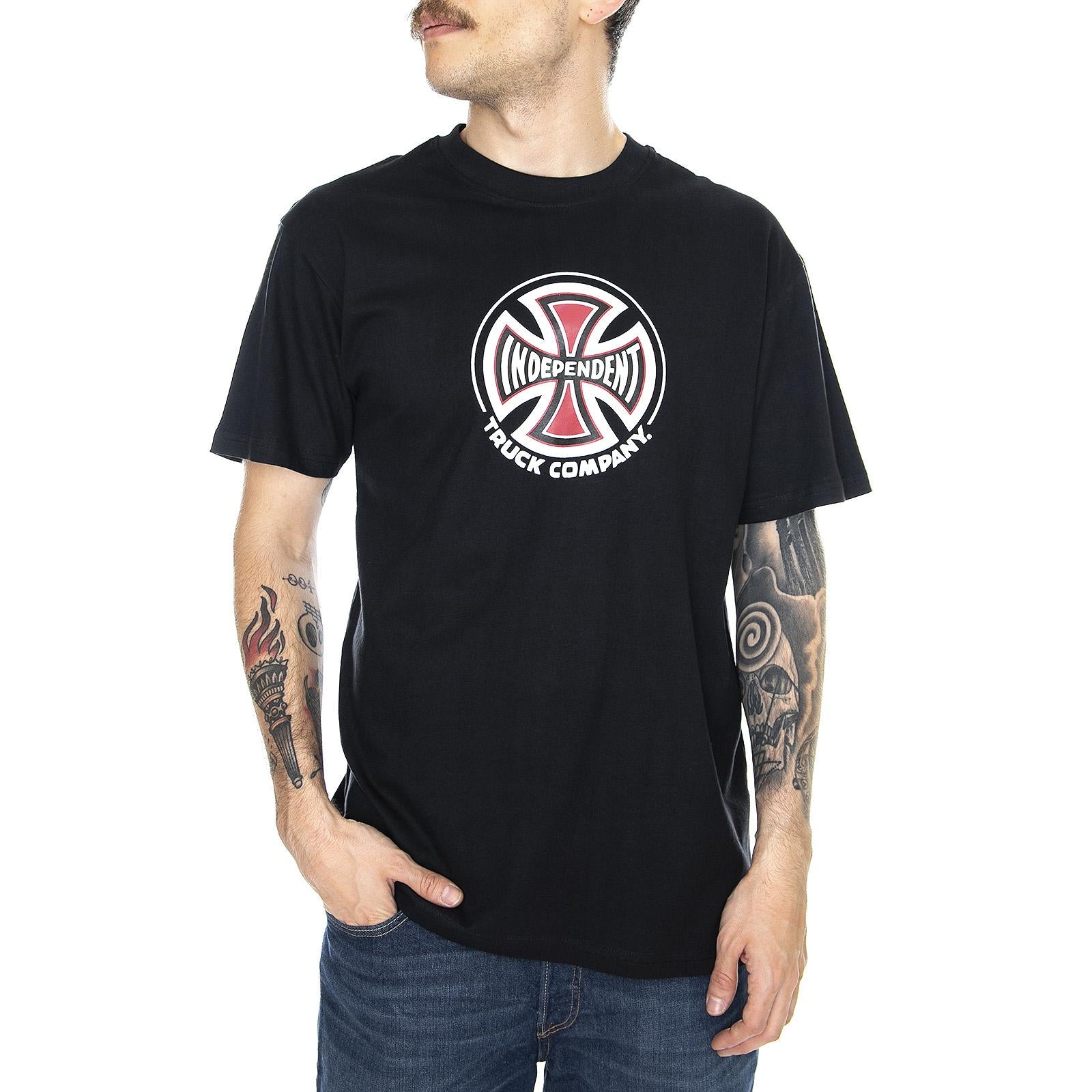 Truck Co Tee - Black - Maglietta Girocollo Uomo Nera 80746_4  INDEPENDENT 