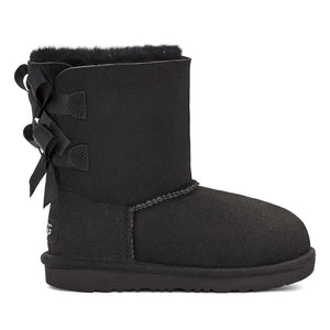 Bailey Bow II Black - Stivaletti Bambino / Bambina Neri UGKBLBOWBK1017394K  UGG 