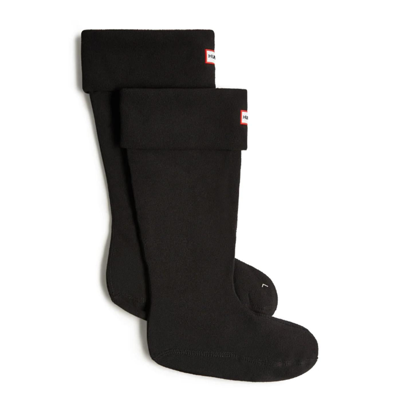 Recycled Fleece Tall Boot Sock Black - Stivali in Poliestere Neri HUAUAS3400RCF-BLK  HUNTER 