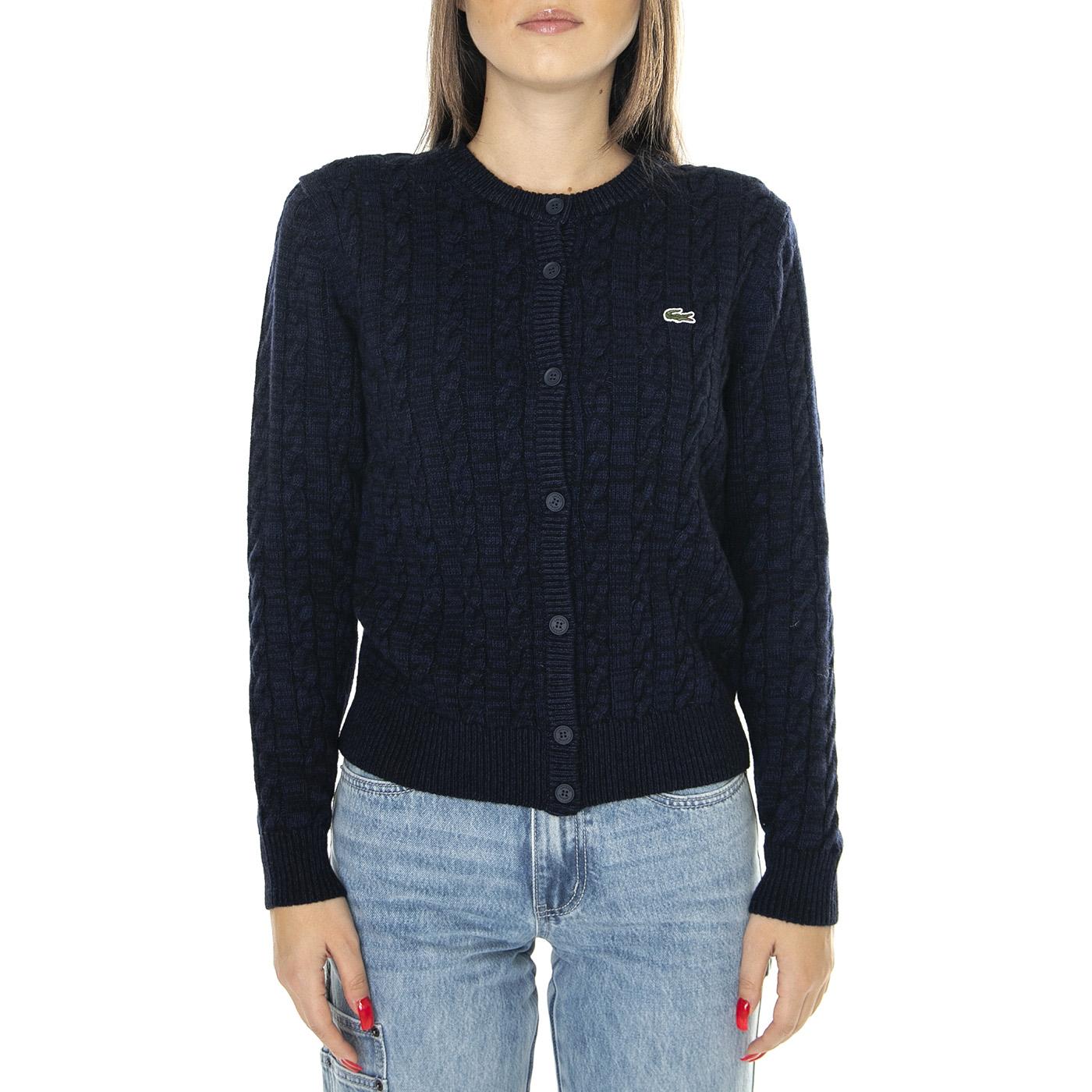 Pullover AF0904-L6L Donna Blu AF0904-L6L  LACOSTE 