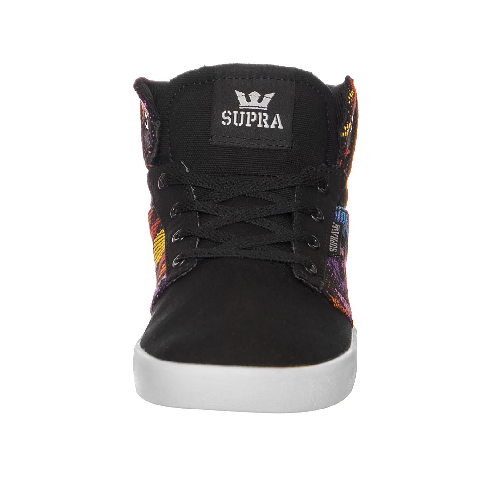 Yorek - Scarpe Profilo Alto Bambino / Bambina Nere  / Multicolore 58048-018  SUPRA 