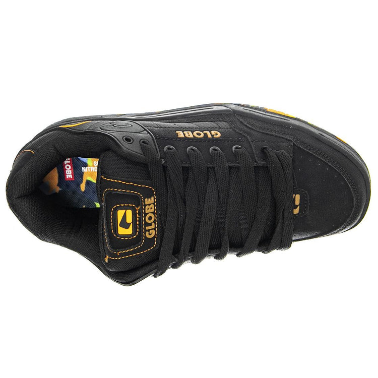 Tilt Black / Clay / Mosaic - Scarpe Stringate Profilo Basso Uomo Nere GBTILT-20574  GLOBE 