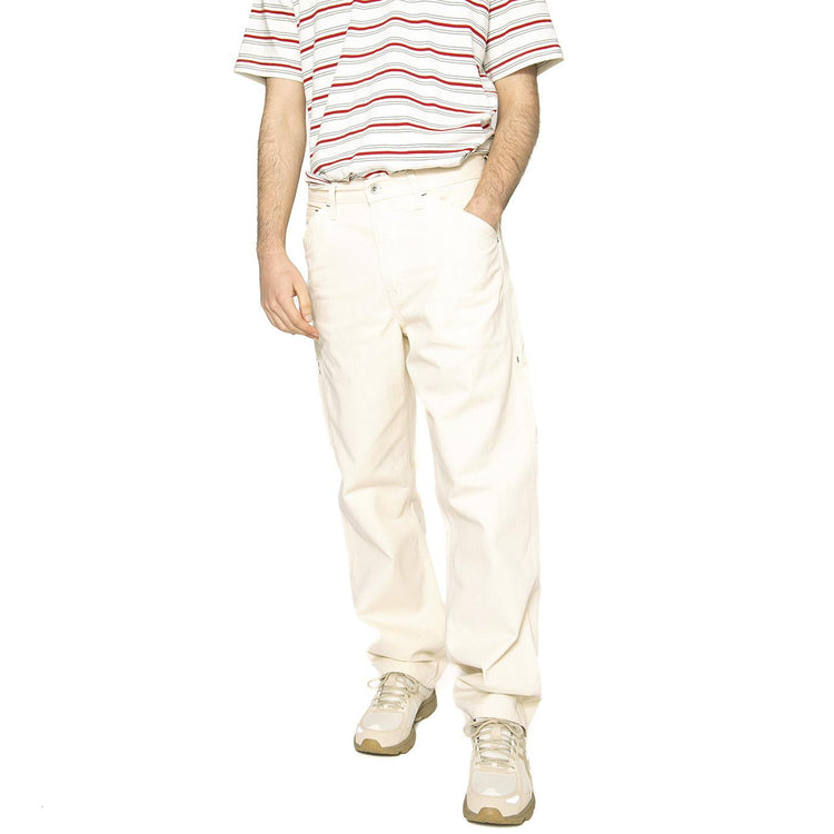 586 Loose Straight Carpenter Undyed Ecru Gre - Pantaloni Denim Jeans Uomo Beige 55849-0064  LEVIS 