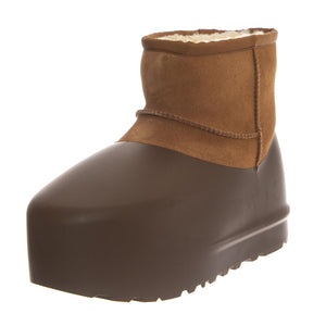 W Classic Mini Pumped Molded Chestnut Unisex - Stivali Donna Marroni UGSCLMPMCHE1158370W  UGG 