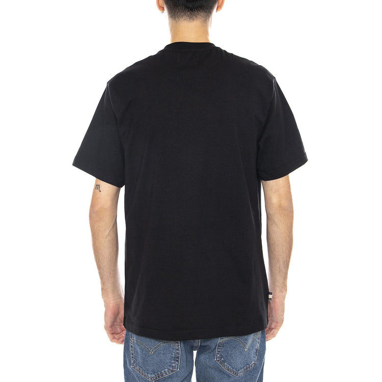 Small Logo T-Shirt -- Maglietta Girocollo Uomo Nero AA_ICON_TS006_16 . AQUASCUTUM 
