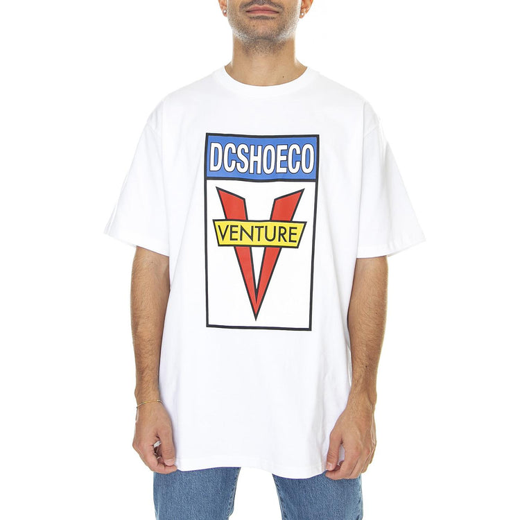 DC x Venture Awakeco HSS WBB0 - Maglietta Girocollo Uomo Bianca ADYZT05122-WBB0  DC 