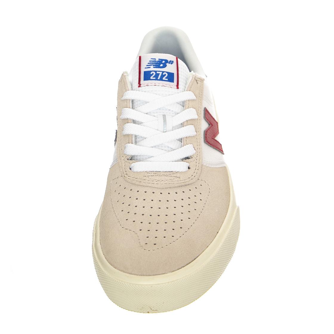 Numeric Skateboarding White / Red Leather / Textile - Scarpe Stringate Profilo Basso Uomo Multicolore NM272BAB  NEW BALANCE 