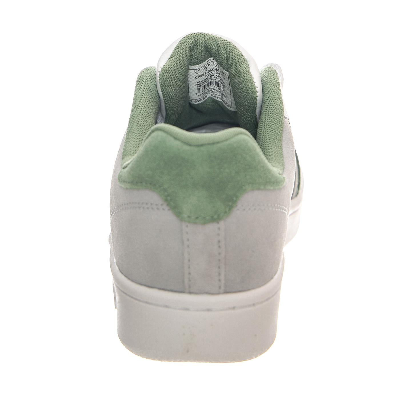 Court Pasilades White / Grey Shoes - Scarpe Stringate Profilo Basso Uomo Bianche / Multicolore 06931-950-M  K-SWISS 