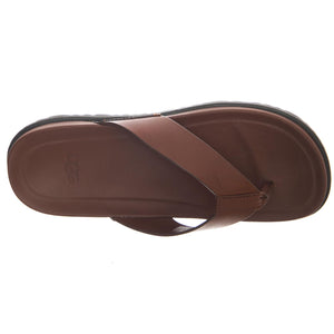 Wainscott Flip Cognac Leather - Sandali Uomo Marroni UGMWAIFLCLTH1117475M  UGG 