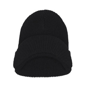 One Star Visor Beanie Black - Cappellino a Cuffia Nero BN00141-BLACK  HUF 
