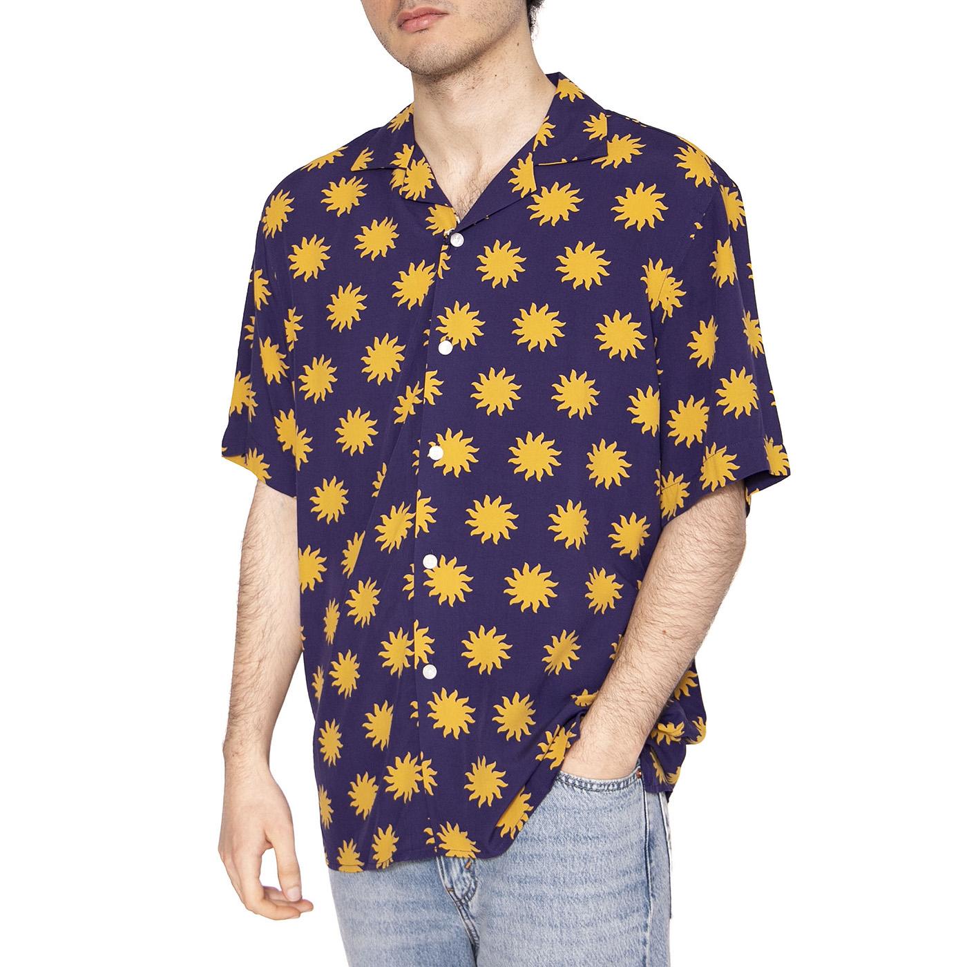 Sunday Sun Viscose Shirt - Camicia Maniche Corte Uomo Multicolore 7005-32-7005-32  OAS 