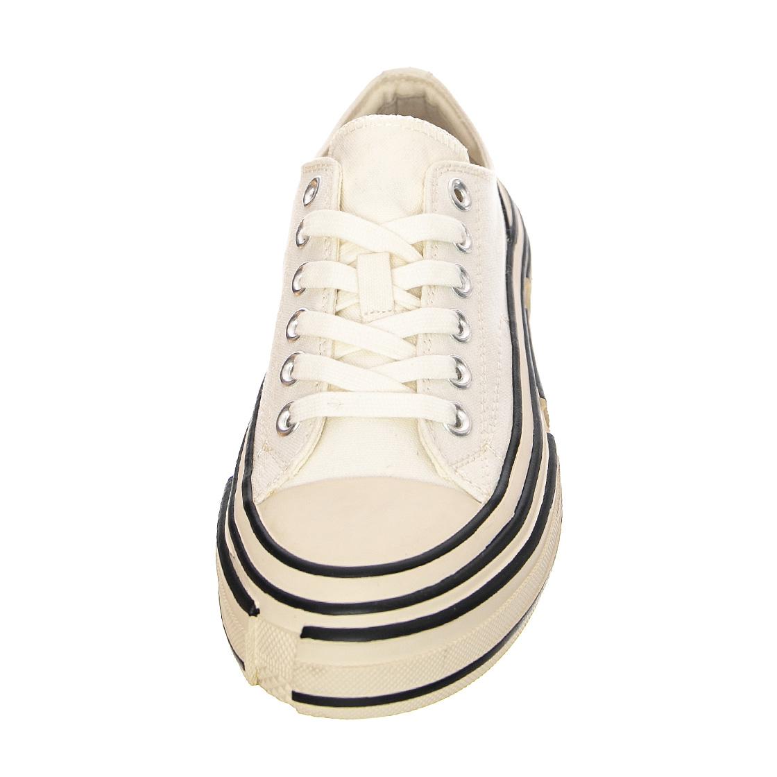 Endorphine Canvas - Scarpe Stringate Profilo Basso Donna Bianche JCSJCD037103-WHT  JEFFREY CAMPBELL 