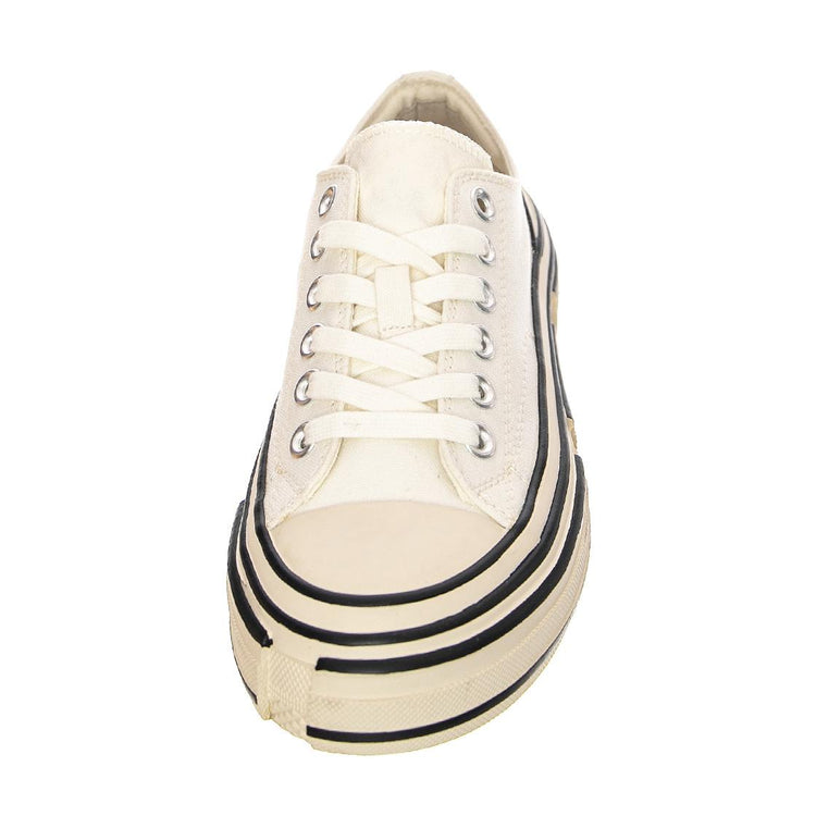 Endorphine Canvas - Scarpe Stringate Profilo Basso Donna Bianche JCSJCD037103-WHT  JEFFREY CAMPBELL 