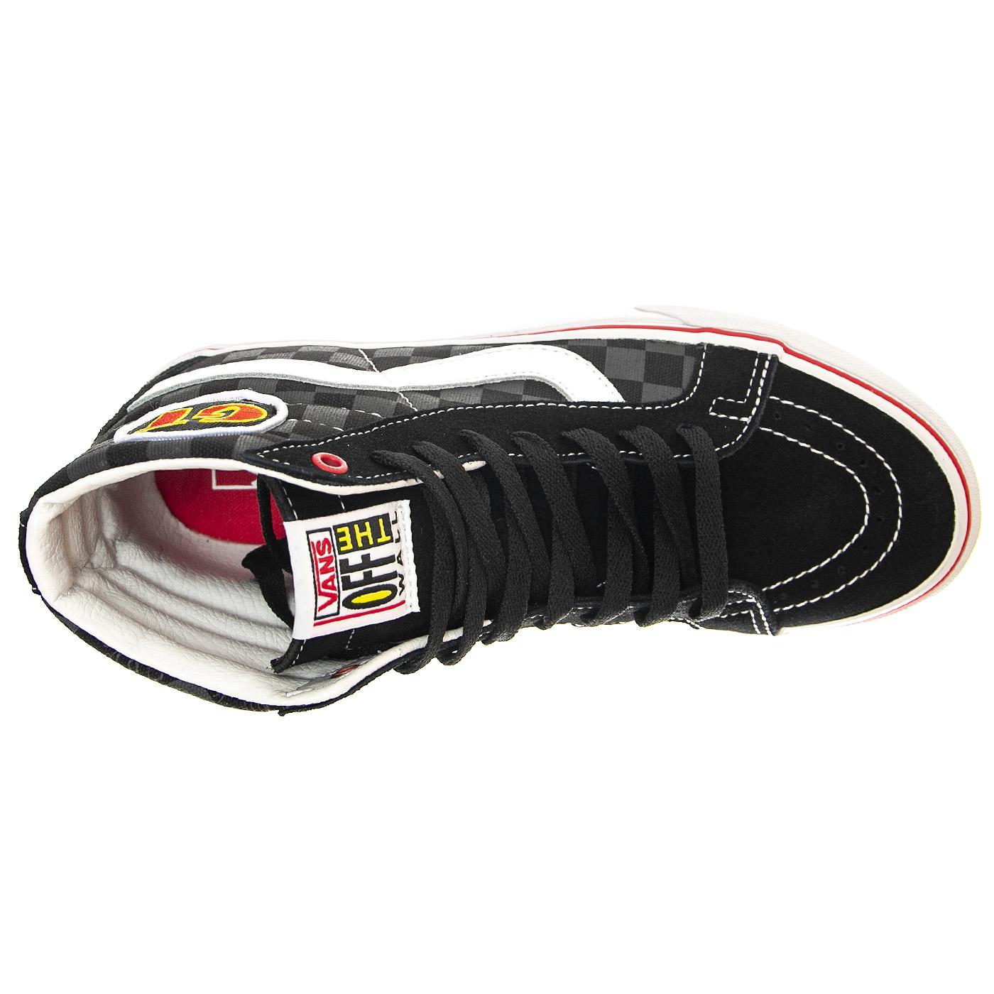 UA SK8-Hi Reissue Our Legends GT / Dyno Black/ Red - Scarpe Stringate Profilo Alto Uomo Nere / Multicolore VN0A4U3DY091  VANS 