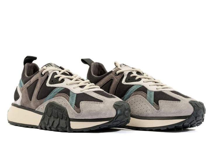 Troop Runner Outcity Black / Grey Flannel - Scarpe Stringate Profilo Basso Uomo Multicolore PAS08876-066-M  PALLADIUM 