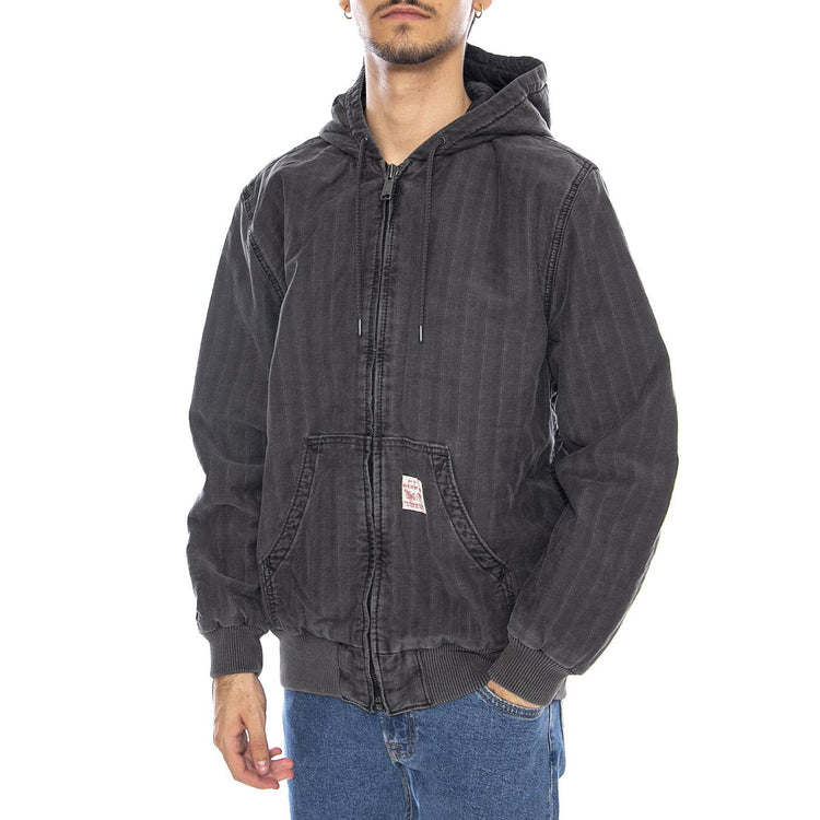 Potrero Denim Hoodie Double Duty Black - Giacca con Cappuccio Uomo Nera A3222-0015 . LEVIS 