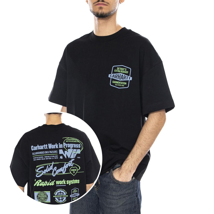 S/S Networks -- Maglietta Uomo Nera I035624.89XX . CARHARTT WIP 