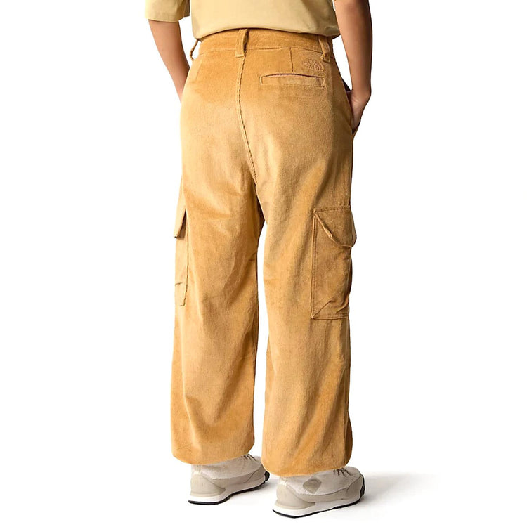 W Ultility Cord Pant Almond Butter - Pantaloni in Velluto Donna Marroni NF0A85YZI0J1  THE NORTH FACE 