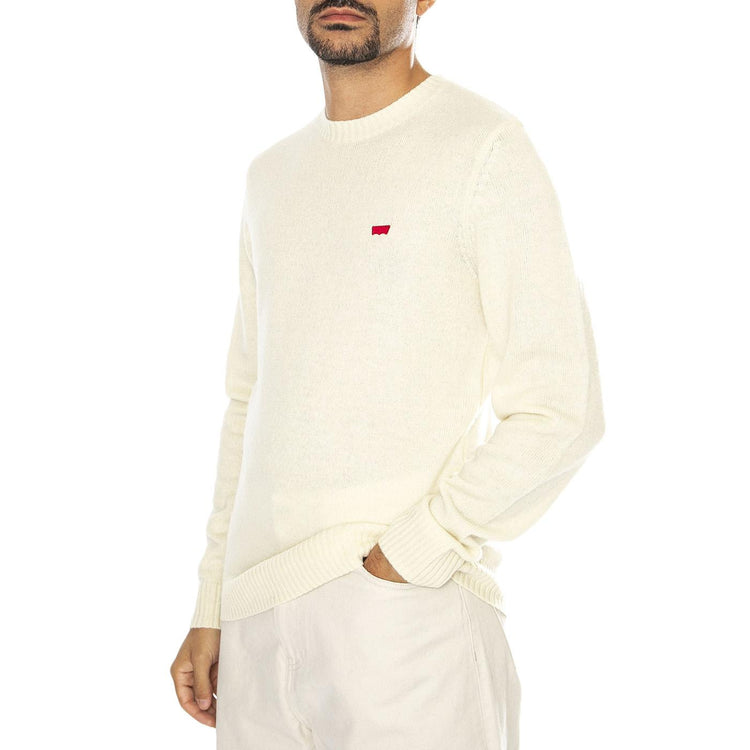 Original HM Sweater Cloud Cream Neutral - Maglione Girocollo Uomo Bianco A4320-0020  LEVIS 