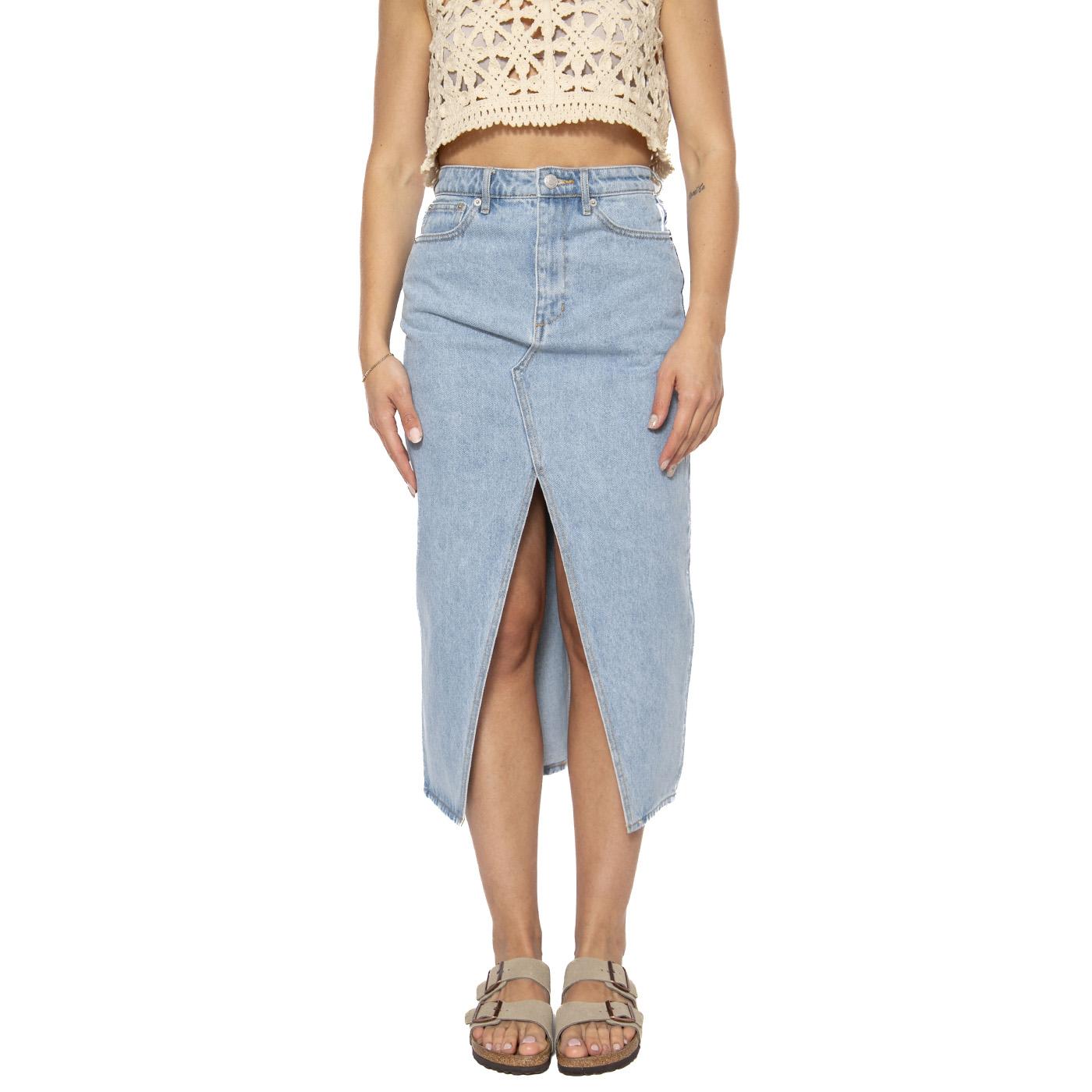 Simplex Denim Skirt Cirrus - Gonna Denim Jeans Blu 411550123-CIU  OBEY 