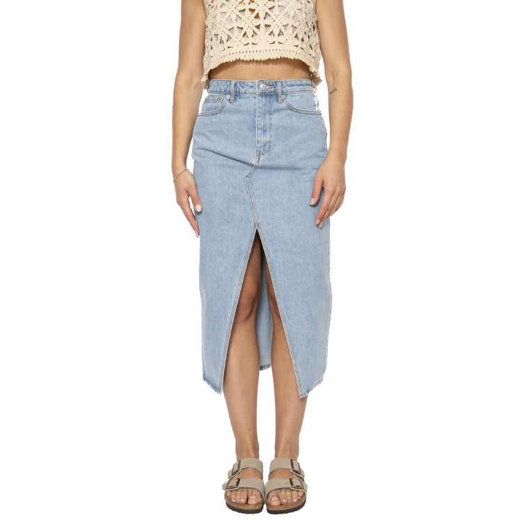 Simplex Denim Skirt Cirrus - Gonna Denim Jeans Blu 411550123-CIU  OBEY 