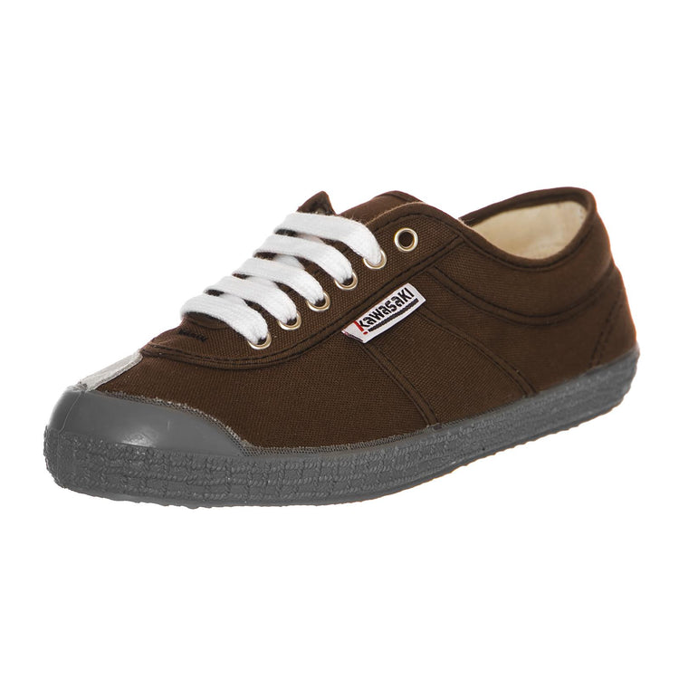Kawasaki scarpe sneakers canvas 23-40-20 brown grey outsole marrone grigio 75602_4  KAWASAKI 