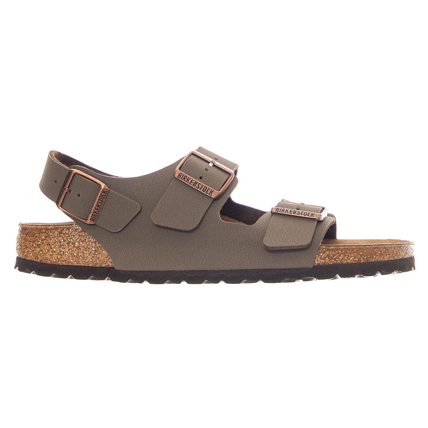 Milano Birkibuc Narrow Fit Mocca - Sandali Donna / Uomo Marroni 634503 MCA BIRKENSTOCK 