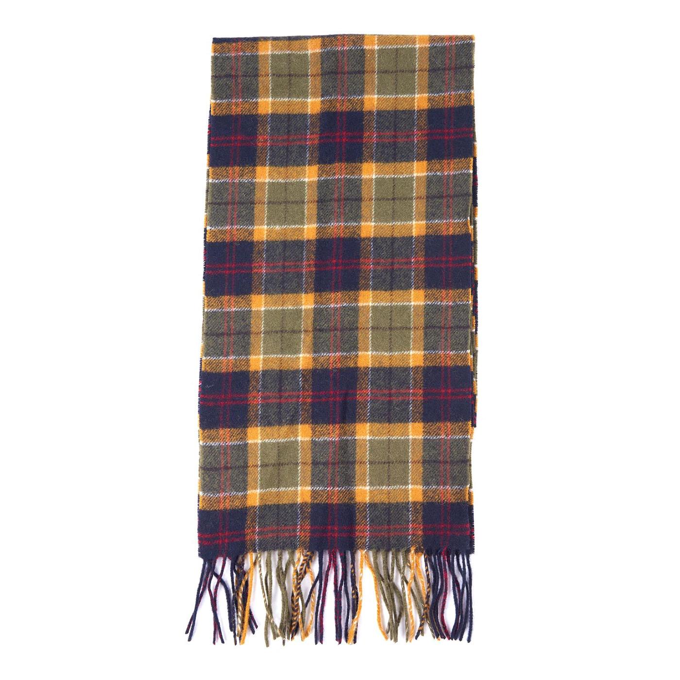 Tartan Lambswool Scarf Green / Navy / Red - Sciarpa Multicolore USC0001-GN31-FW23  BARBOUR 