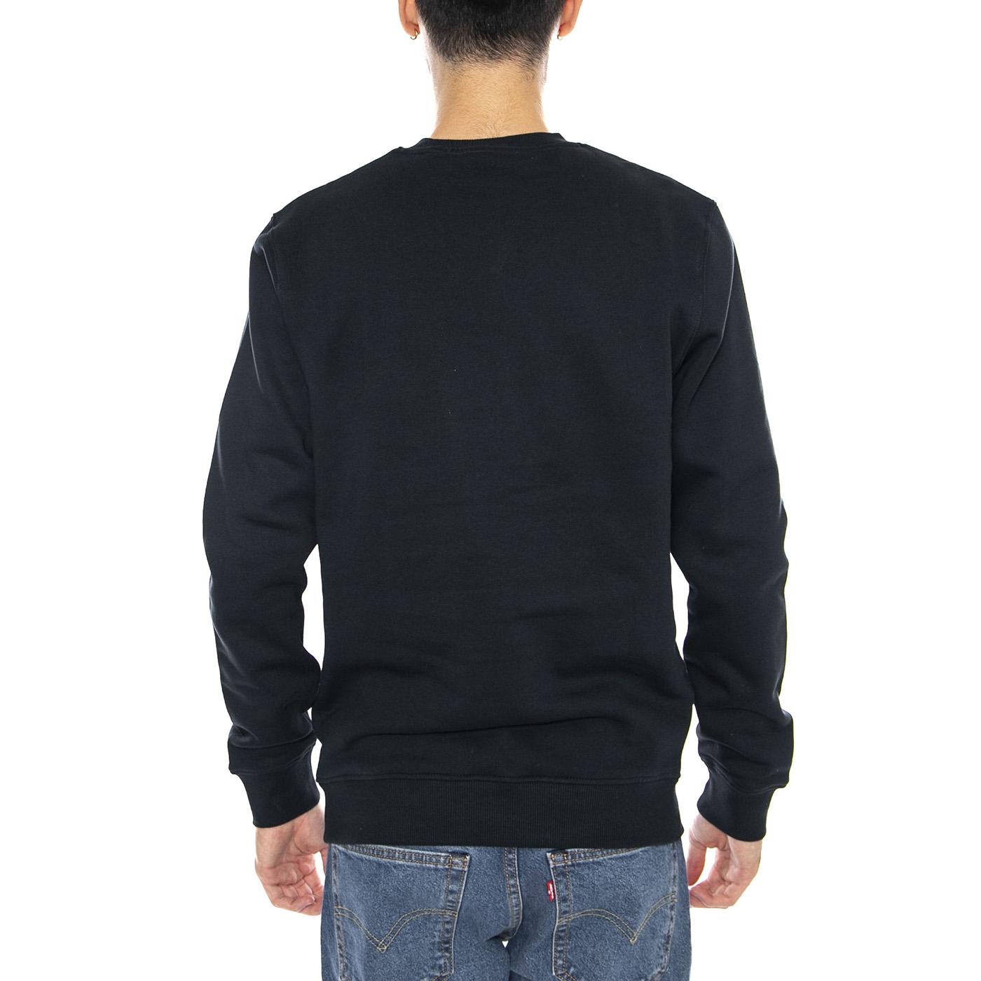 Brushed Back Crew Neck Sweatsh Dark Navy - Felpa Girocollo Uomo Blu ML1131V-Z271 . LYLE & SCOTT 