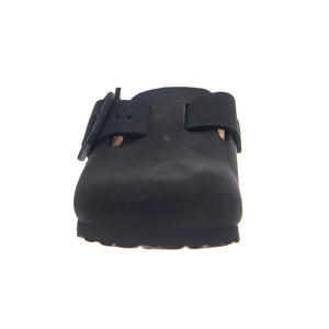 BOSTON WB NUBUCK LEATHER NARROW FIT BLACK - Sandali Uomo / Donna Neri 1031575 BLK BIRKENSTOCK 