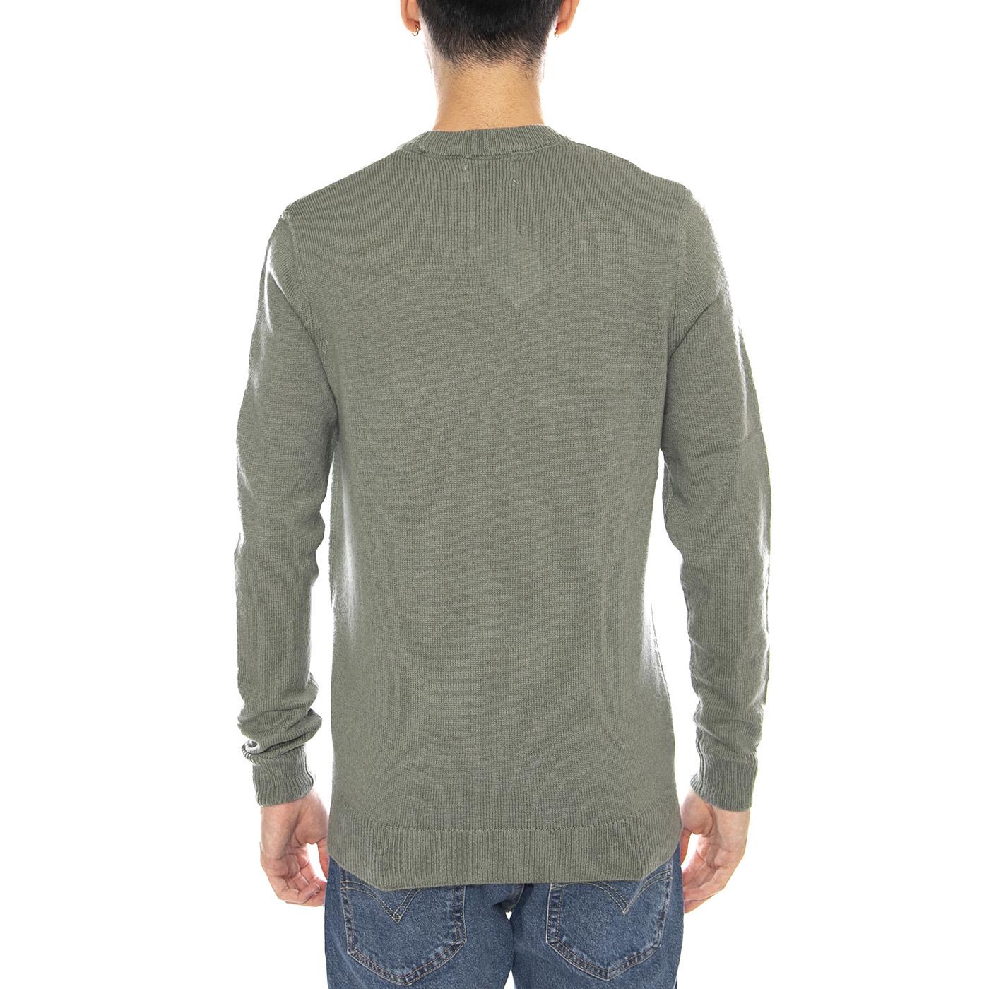 Maidstone Crew Sweat - Felpa Uomo Girocollo Tarragon Green Verde F4GFF060 318 FARAH 