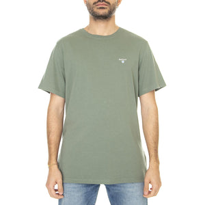 Tartan Sports Tee Agave Green - Maglietta Girocollo Uomo Verde MTS0670-GN49-SS23  BARBOUR 