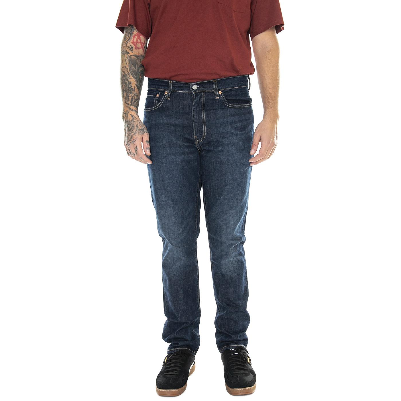 511 Slim Keepin It Clean Med Indigo - Worn In - Pantaloni Uomo Blu 04511-5661  LEVIS 