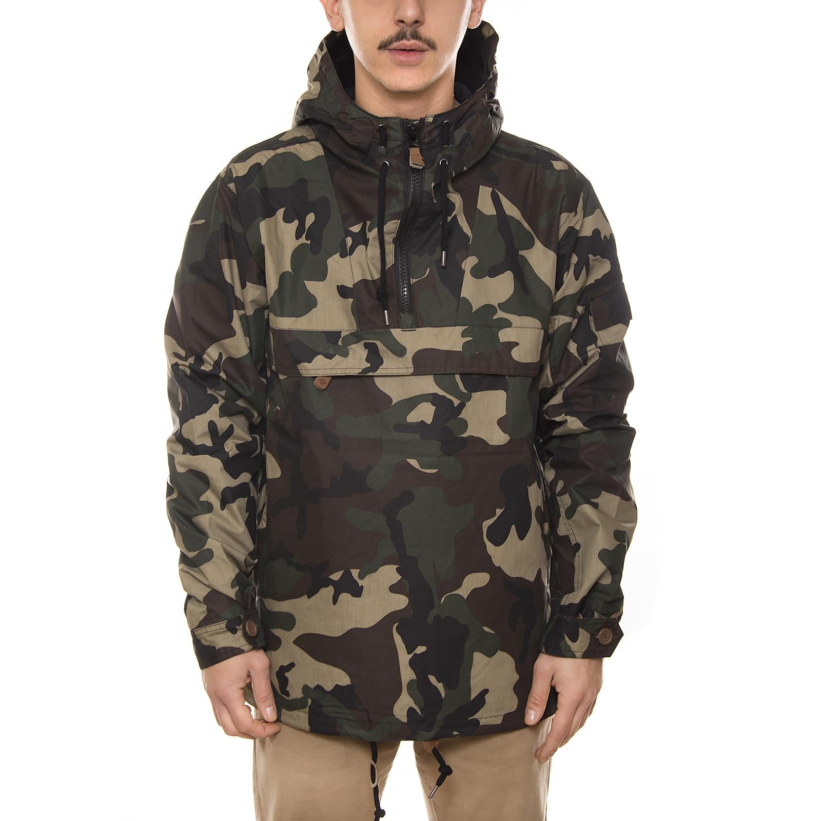 POLLARD ZIP PULLOVER JACKET CAMOUFLAGE 07-200265-CF  DICKIES 