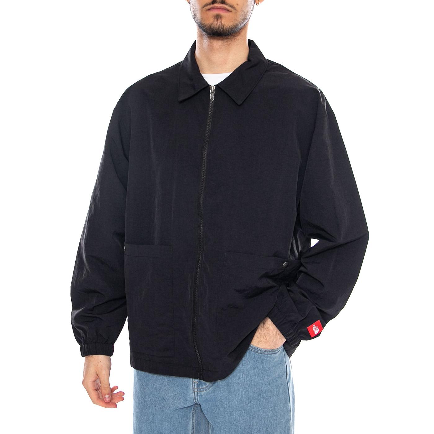M TNF Red Box L/S Top TNF Black - Giacca con Zip Uomo Nera NF0A8FHC JK31 THE NORTH FACE 