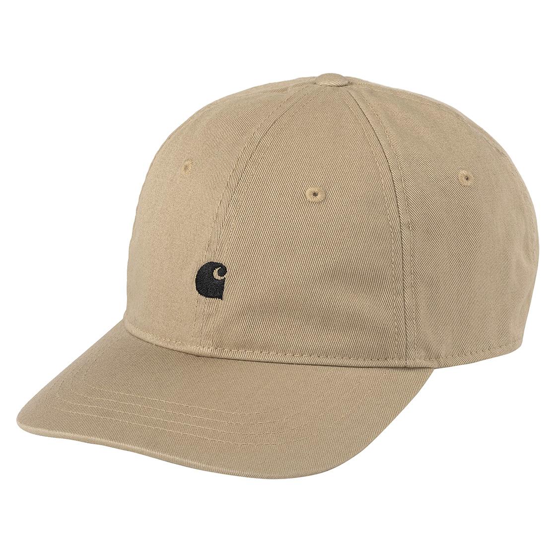 Madison Logo Cap Leather / Black - Cappellino con Visiera Beige I023750-0DKXX  CARHARTT WIP 