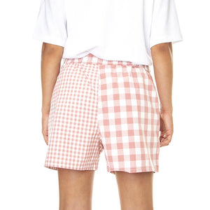 Mixed Up Gingham - Bermuda Donna Rosa / Rosette VN0A7RKFYRV1  VANS 