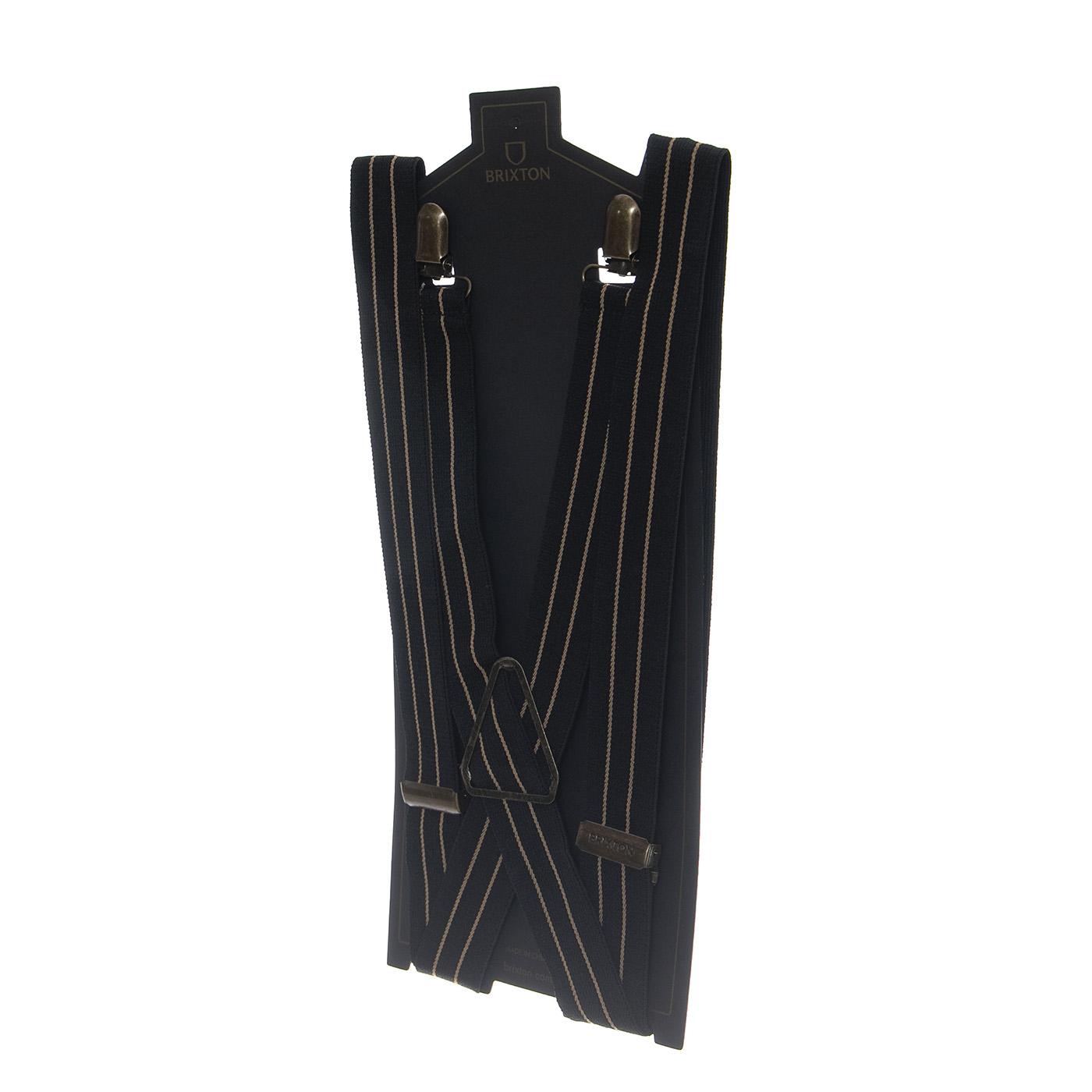 Done Proper Suspender -- Bretelle Nere 05408 BLACK BRIXTON 