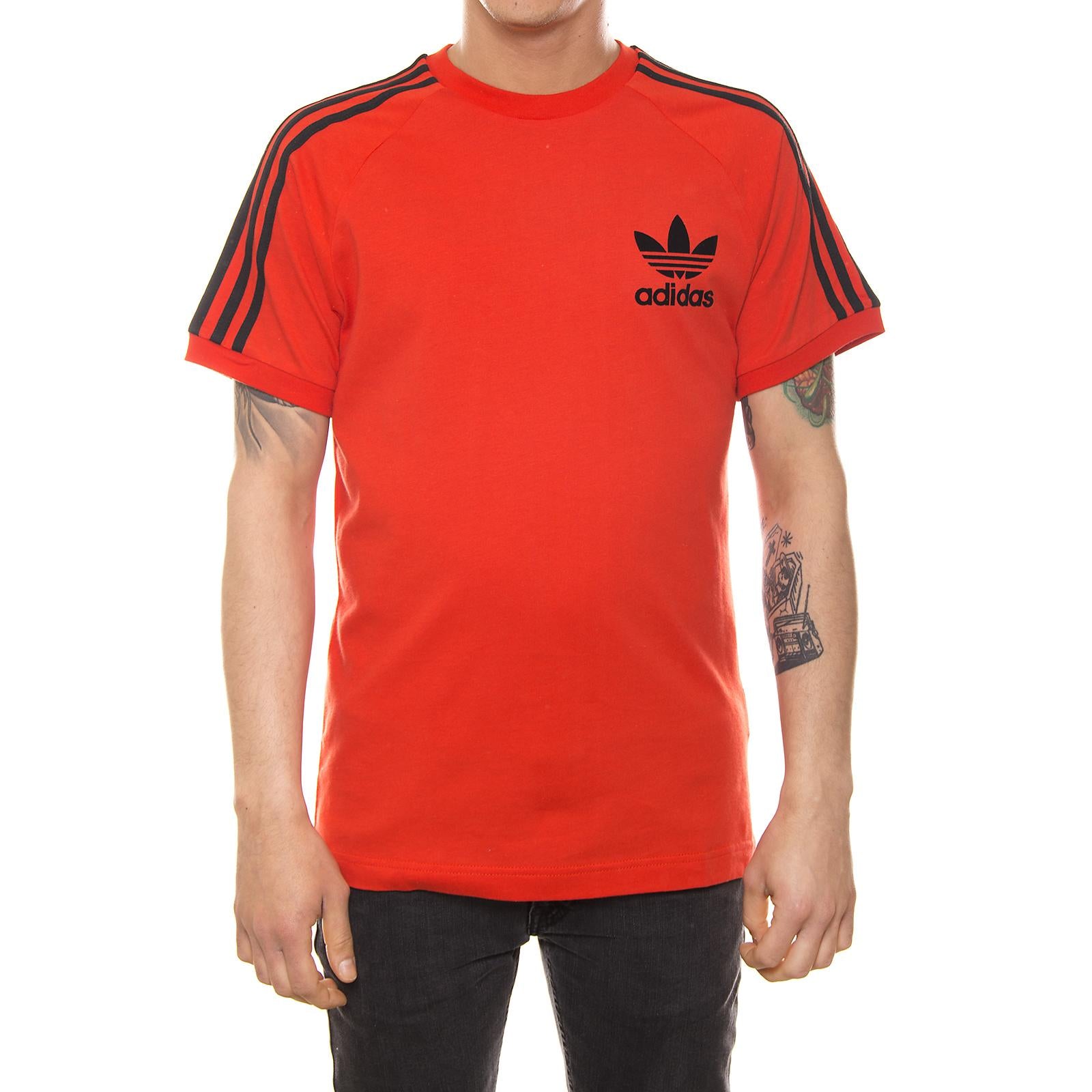 CLFN TEE CORE RED S17 BK7544  ADIDAS 